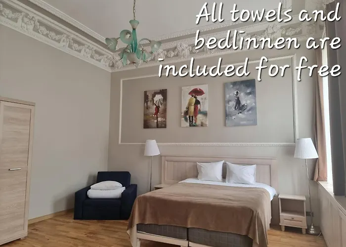 City Inn Riga Apartment, Barons Promenade With Parking